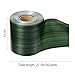 Syhood Outdoor Ribbon Poly Satin Ribbon Floral Craft Decoration Aspidistra Leaf Riband Easter Holiday Outdoor Decorating(4 Inch X 30 Yards,Dark Green)