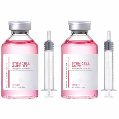 Ampoule De CollagèNe Profond 2 PièCes, SéRum Facial Liftant Aux Peptides De Soie Pour Femmes, Peau Hydratante Et Raffermissante (B)