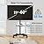 PERLESMITH Mobile TV Stand & Swivel Universal TV Stand PSTVMC06&PSTVS02