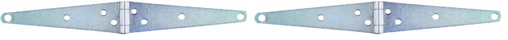 National Hardware N127-639 280BC Light Strap Hinge in Zinc Plated (Pack of 2)