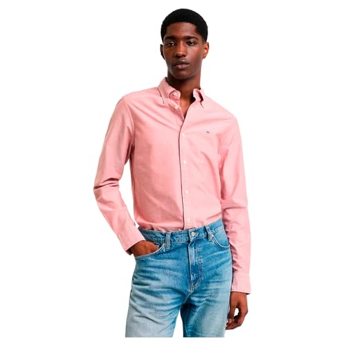 Gant Herren Slim Oxford Shirt Hemd, Iron Red,XXL – Ansicht 1