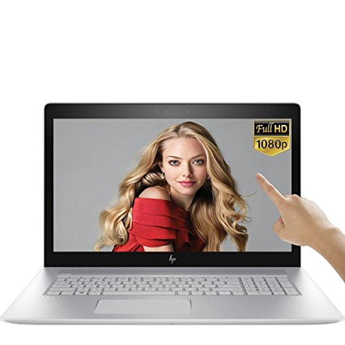 Image of HP Envy 17.3-Inch Full HD IPS Touchscreen Laptop, 7th Intel Core i7-8500U, 16GB DDR4 RAM, 1TB 7200RPM HDD, NVIDIA GeForce MX150, DVD, HDMI, Bluetooth, Backlit Keyboard, Windows 10-Silver (Renewed)
