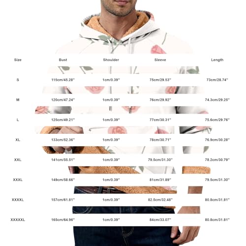 Sudadera de San Valentín para niños y hombres con estampado de corazón y capucha 4