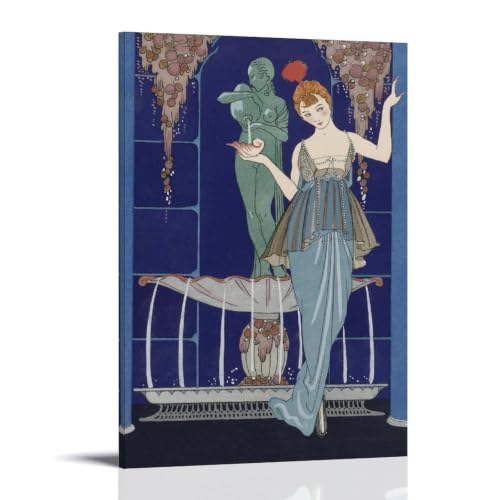 Tableaux muraux sur toile George Barbier pour un salon chic Art Déco