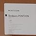 McKesson Pontoon Bedpans, Plastic, Graphite, 2 qt, 250 lbs Weight Capacity, 20 Count