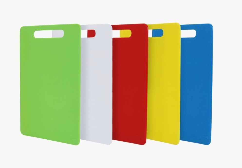 Image of Bpa Free Kitchen Chopping Boards Cutting Board Plastic with Handle for Regular Use Small - Size-15 * 5 * 24, Assorted