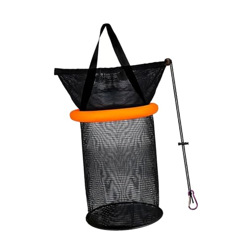 Filet de pêche flottant robuste Sharplace en nylon renforcé pour préserver les poissons vivants