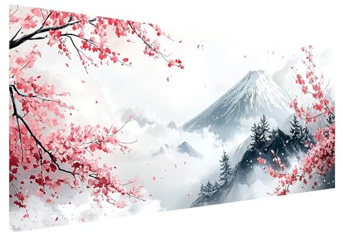 Kit broderie diamant paysage asiatique, le cadeau idéal de loisir créatif pour adulte