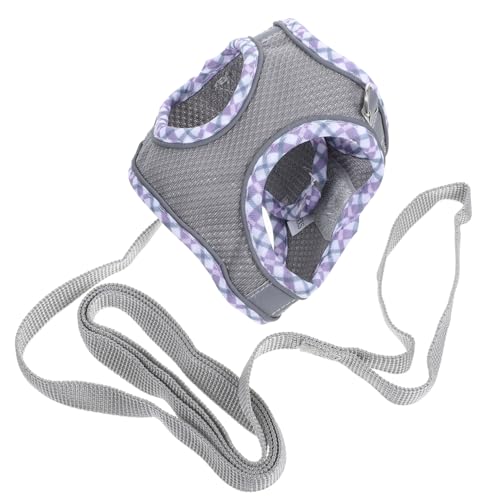 CIYODO Pet Cat Harness and Leash Set Portable Vest Reflective Strips Durable for Easy Walking