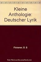 Kleine Anthologie deutscher Lyrik. B000H82DTQ Book Cover