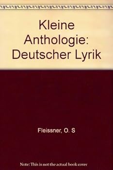 Hardcover Kleine Anthologie: Deutscher Lyrik [Unknown] Book
