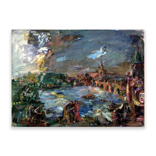 Reproduction de peintures à l'huile de Kokoschka sur toile premium