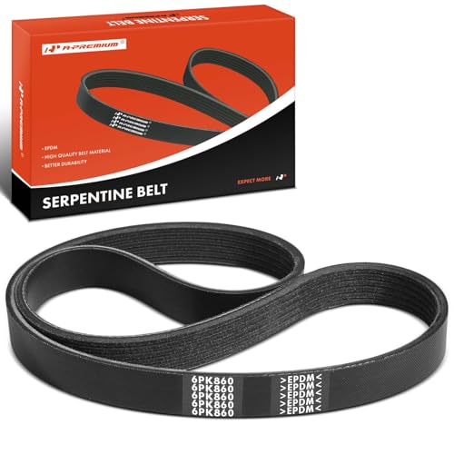 A-Premium 33.8 Inch Alternator Engine Serpentine Drive Belt Compatible with