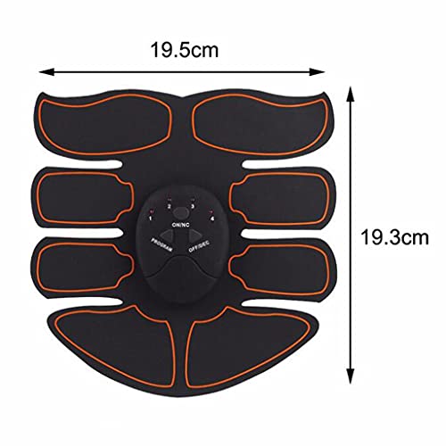 4 Conjunto Abs Stimulator Abdominal Trainer Cintura Masculina Feminino Ab Hip Adesivo