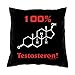 Produktbild Kissen komplett mit Füllung, Dekokissen, Couchkissen - 100% Testosteron!