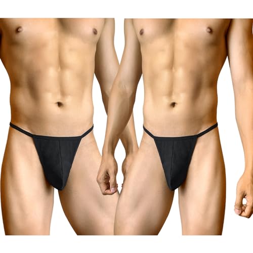 Jock Strap Men's Thong Underwear G-String Cotton Breathable Underpants for Male Athletic Supporters2