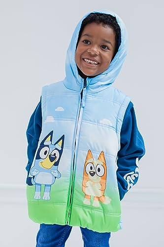 Bluey Bingo Zip Up Vest 2fer Jacket Toddler to Little Kid4