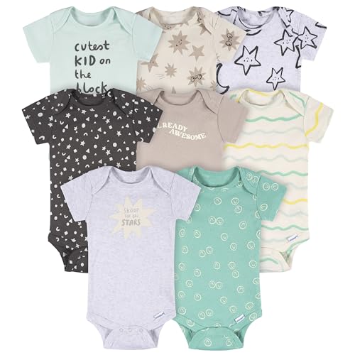Image of Onesies Brand Baby 8-pack Short Sleeve Mix & Match Bodysuits