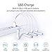 USB Rechargeable Lithium AAA Batteries Triple A Li-ion Battery with Micro USB Charging Cable 1.5V 450mAh 1h Quick-Charge FUVALY (4pack)