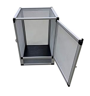 TropicShop terrarium aluminium 120 x 60 x 120 cm sans outils