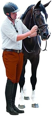 Ovation Mens Euroweave Knee Patch Breech 42R Rust