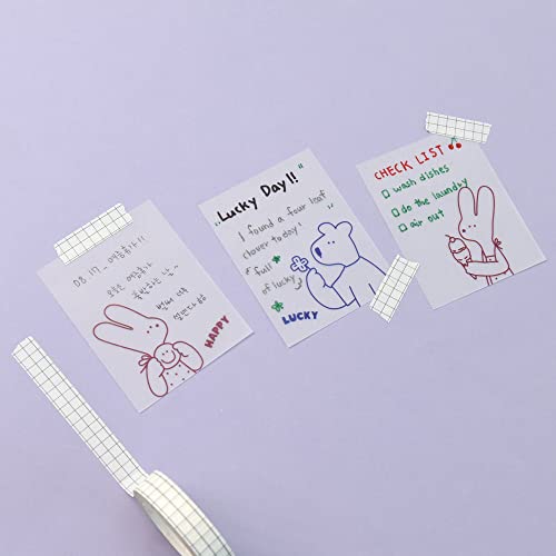 Bloc mémo autocollant Monolike transparent lot de 5 blocs de 30 feuilles - 5