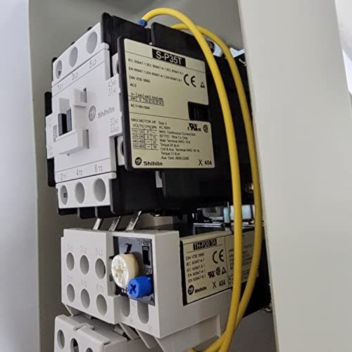 Motor de arranque magnético para control de motor eléctrico compresor de aire 20HP 38 AMP 3 fases 460VAC con relé de sobrecarga ajustable miniatura 6