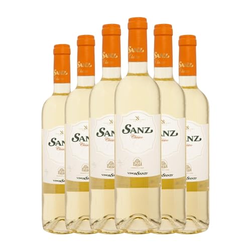 Vinos Sanz Clásico Rueda Joven 75 cl Vino blanco (Caja de 6 Botellas de 75 cl)