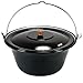 Produktbild GRILLPLANET ungarischer Gulaschkessel 15 Liter mit Deckel emailliert, Gulaschtopf Set