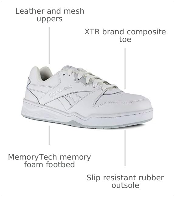 Image of Reebok Mens Bb4500 Work Safety Toe Low Cut Work Sneaker