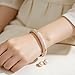 keekingdom Vintage Chinese Pink Floral Enamel Bangle Bracelet for Women Traditional Cloisonne Flower Gold Trim Hinged Bangle Vintage Flower Jewelry Stylish Elegant Wrist Jewelry for Daily Wear and Precious Holiday Present