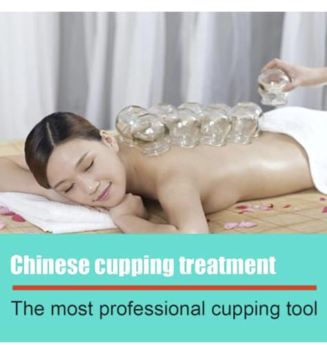 ACS Acupressure Glass Fire Vacuum Cupping Therapy Set of 16pcs
