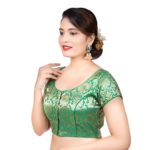 Image of Biyu Being With You Women's Synthetic Saree Blouse