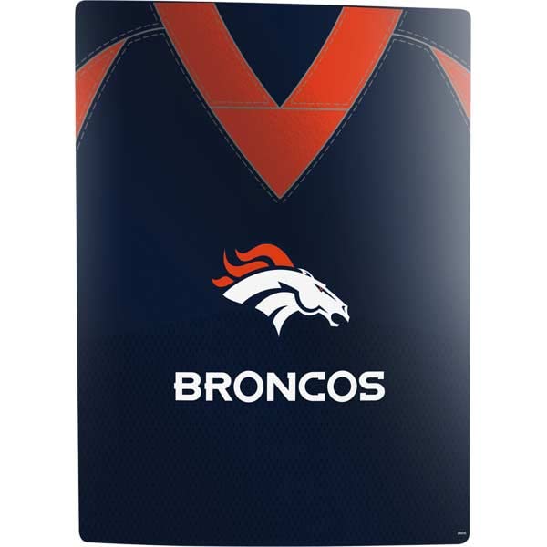 Skinit Decal Gaming Skin Compatible with PS5 Digital Edition Bundle - Officially Licensed NFL Denver Broncos Team Jersey Design
