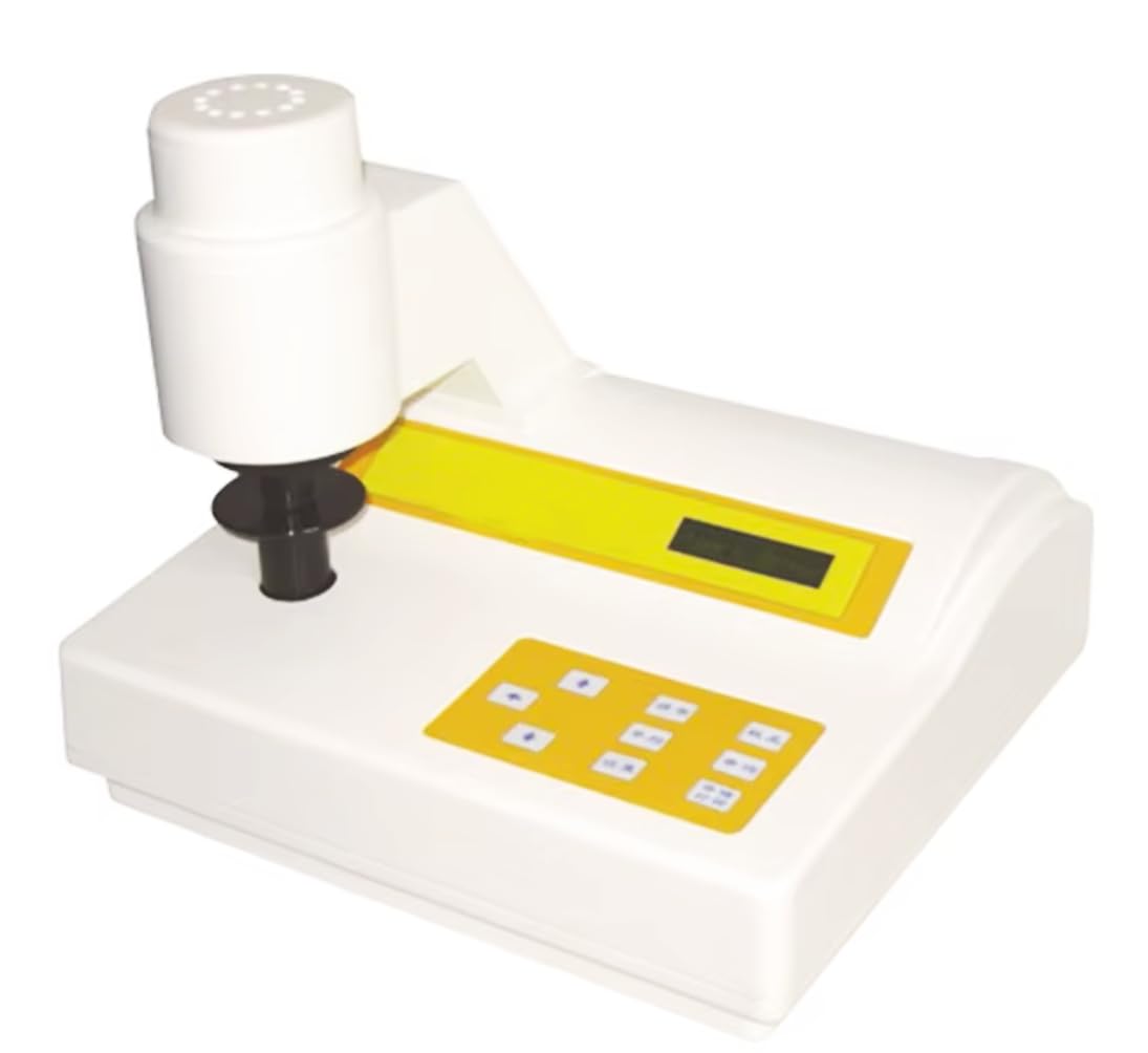 VTSYIQI Fluorescence Whiteness Meter Lab Colorimeter Whiteness Meter Brightness Tester with R457 Blue Light Whiteness Range 0~150 Illumination Condition d/0 Accuracy ±0.01 JJG512-2021 Standard RS232
