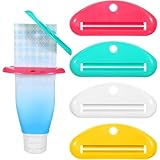 [Hanrunwa] チューブ絞り器 4個セット 軟膏押出し 歯磨き粉 ハンドクリーム 最後まで便利 (4色セット)