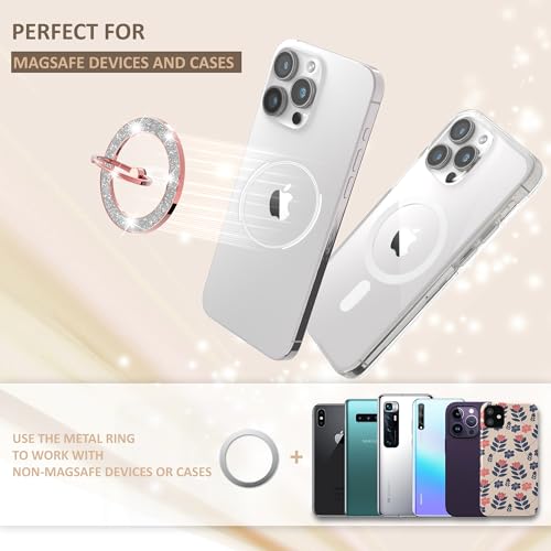 Soporte magnético de anillo para teléfono MagSafe compatible iPhone 6