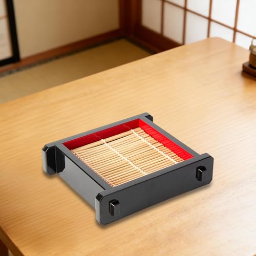 Plato para Sushi y Soba de Bambú miniatura 5