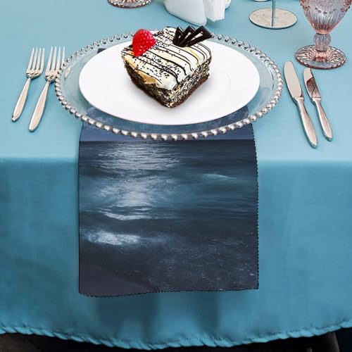 Servilletas de Tela Sea and Moon Set x4 miniatura 4