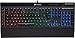 Corsair K55 Clavier Gaming (Rétro-Éclairage RGB Multicolore, AZERTY) Noir