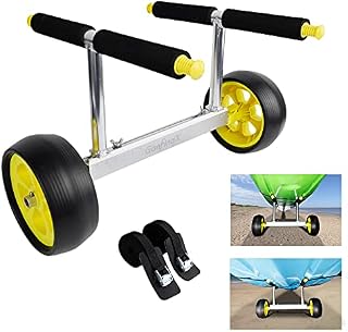 GanFindX Heavy Duty Kayak Cart for Carrying Kayaks and Canoes | 100 kg/220