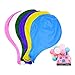 Produktbild JZK 6 x Durchmesser 90cm, Riese Luftballon Latex riesige Ballon rund Gross Dekoration für Hochzeit Geburtstag Taufe Babyparty Kinder Party Festival, rot orange hellgrün rosarot weiß rosa