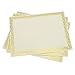Fasmov 50 Blank-Inside Certificate Papers Gold Border Certicates Computer Paper Laser and Inkjet Printer Compatible, Award Certificates (11