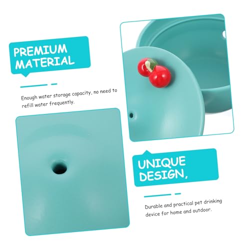 Fuente de Agua para Gatos Cerámica USB Totority Verde miniatura 4