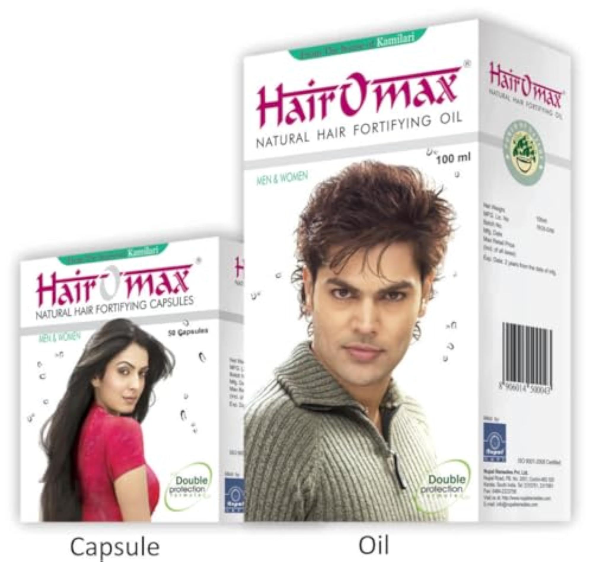 Natural Hair Fortifying Oil and Capsules Set