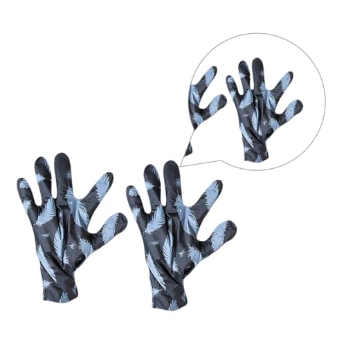 TOYZFRIENDY Guanti la Cura delle Mani Esfolianti al Fango Vulcanico, Maschere Nutrienti e Idratanti Corte, Set per Pelle Secca e Rughe, Adatti a Uomo e Donna per Uso Quotidiano