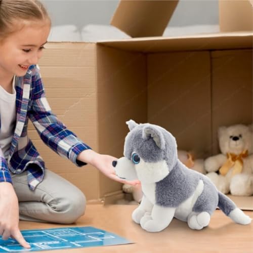 Image of Storescent Soft Toys for Kids - Husky Dog Stuffed Animal Plush Soft Toy for Boys & Girls | Plushie Toy