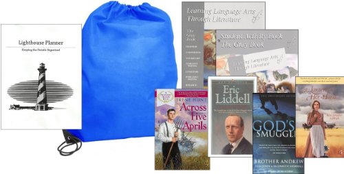 Learning Language Arts Through Literature Gray (Grade 8) Complete Set Homeschool Kit in a Bag