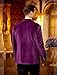 COOFANDY Velvet Blazer Black Tuxedo Jacket Slim Fit One Button Velour Jackets for Dinner Prom Party