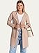 ANRABESS Womens Cardigan Sweater Open Front Knit Long Coatigan Dressy Casual Jacket Coat 2025 Fall Outfits Classy Clothes Khaki Large